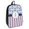 Anchors & Stripes Backpack - angled view