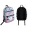 Anchors & Stripes Backpack front and back - Apvl
