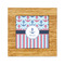 Anchors & Stripes Bamboo Trivet with Ceramic Tile Insert (Personalized)