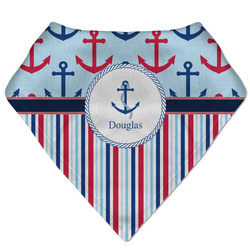 Anchors & Stripes Bandana Bib (Personalized)