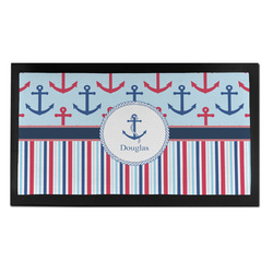 Anchors & Stripes Bar Mat - Small (Personalized)