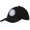 Anchors & Stripes Baseball Cap - Black (Personalized)