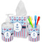 Anchors & Stripes Bathroom Accessories Set (Personalized)