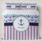 Anchors & Stripes Bedding Set- King Lifestyle - Duvet