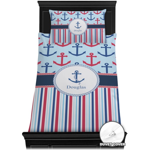 Anchors & Stripes Bedding Set (Twin) - Duvet