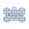 Anchors & Stripes Bone Shaped Dog ID Tag - Small (Personalized)