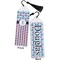 Anchors & Stripes Bookmark with tassel - Front and Back