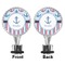 Anchors & Stripes Bottle Stopper - Front and Back