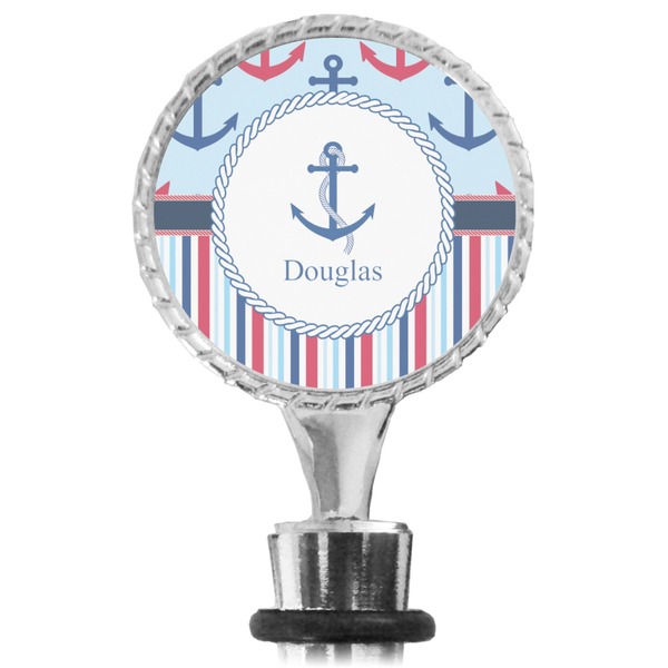 Anchors & Stripes Bottle Stopper Main View