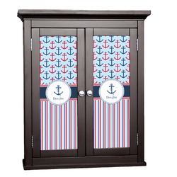 Anchors & Stripes Cabinet Decal - Custom Size (Personalized)
