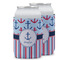 Anchors & Stripes Can Cooler (12 oz) w/ Name or Text