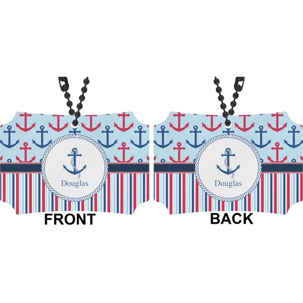 Anchors & Stripes Car Ornament - Berlin (Approval)