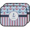 Anchors & Stripes Car Floor Mats (Back Seat) (Personalized)