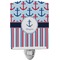 Anchors & Stripes Ceramic Night Light (Personalized)