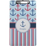 Anchors & Stripes Clipboard (Legal Size) (Personalized)