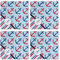 Anchors & Stripes Cloth Napkins - Personalized Lunch (APPROVAL) Set of 4