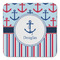 Anchors & Stripes Coaster Set - FRONT (one)
