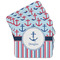 Anchors & Stripes Coaster Set - MAIN IMAGE