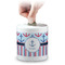 Anchors & Stripes Coin Bank (Personalized)