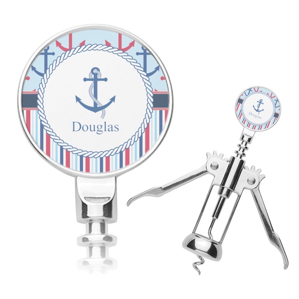 Custom Anchors & Stripes Corkscrew (Personalized)