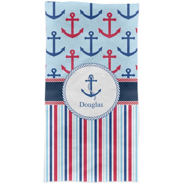 Anchors & Stripes Crib Comforter/Quilt - Apvl