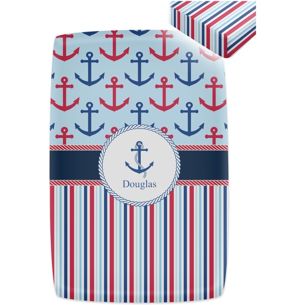 Anchors & Stripes Crib Fitted Sheet - Apvl