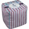 Anchors & Stripes Cube Poof Ottoman (Bottom)