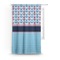 Anchors & Stripes Curtain With Window and Rod