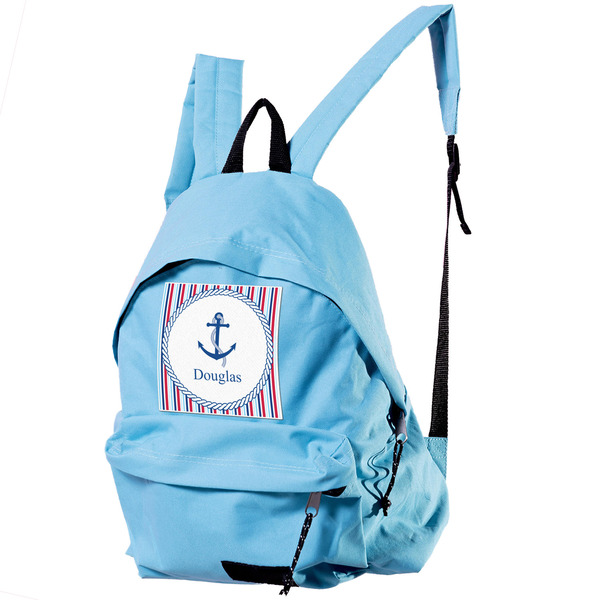 Anchors & Stripes Custom Shape Iron On Patches - XL single APPROVAL