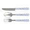 Anchors & Stripes Cutlery Set - FRONT