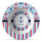 Anchors & Stripes Microwave & Dishwasher Safe CP Plastic Bowl - Main