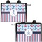 Anchors & Stripes Diaper Bag - Double Sided - Front and Back - Apvl
