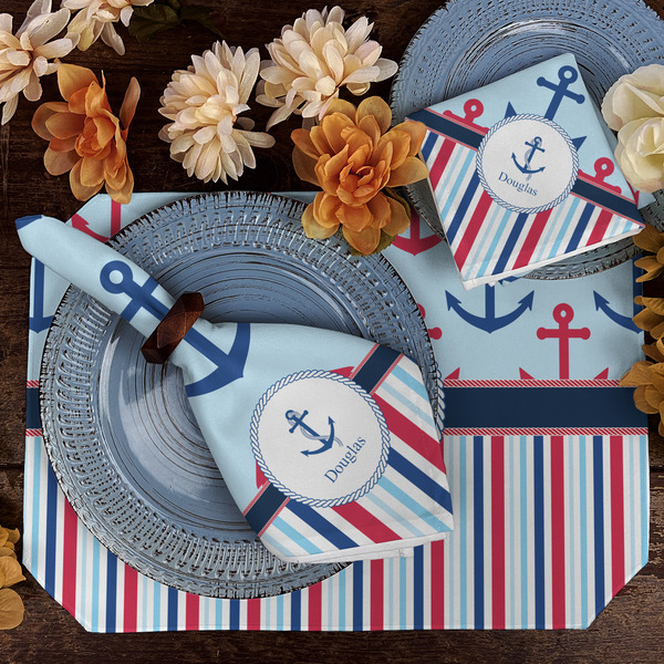Anchors & Stripes Dining Set