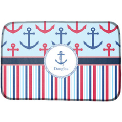 Anchors & Stripes Dish Drying Mat (Personalized)