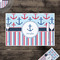 Anchors & Stripes Disposable Paper Placemat - In Context