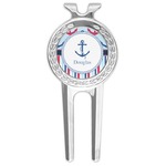 Anchors & Stripes Golf Divot Tool & Ball Marker (Personalized)