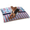 Anchors & Stripes Dog Bed - Small LIFESTYLE