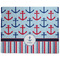 Anchors & Stripes Dog Food Mat - Large without Bowls