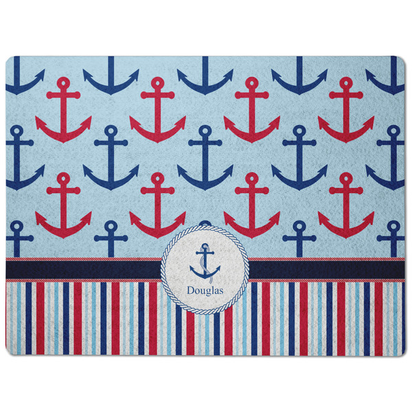 Anchors & Stripes Dog Food Mat - Medium without bowls