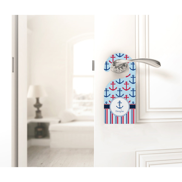 Anchors & Stripes Door Hanger - LIFESTYLE