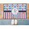 Anchors & Stripes Door Mat - LIFESTYLE (Med)