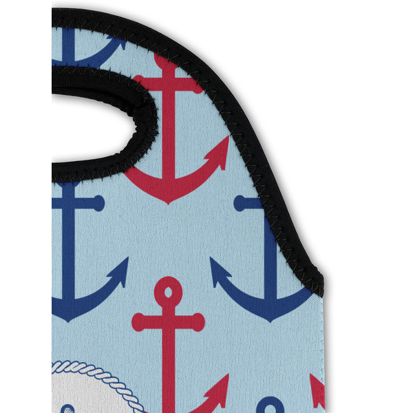 Anchors & Stripes Double Wine Tote - Detail 1 (new)