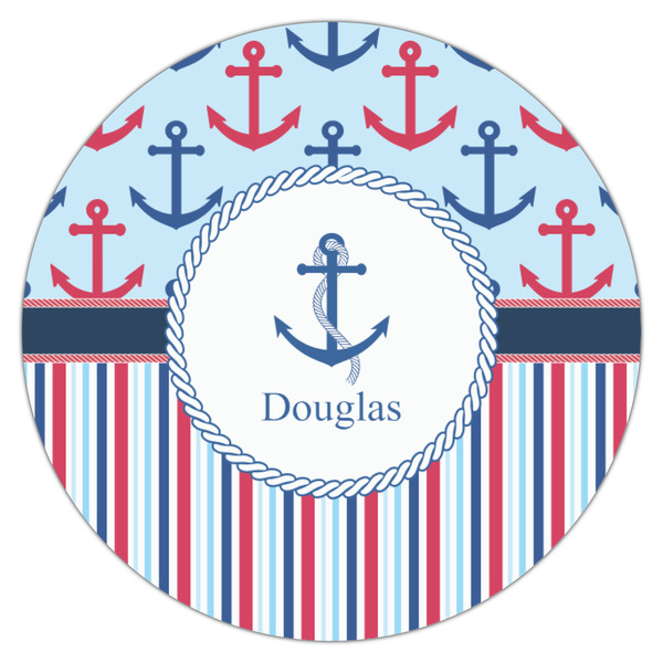Anchors & Stripes Drink Topper - Small - Single