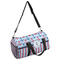 Anchors & Stripes Duffle bag with side mesh pocket