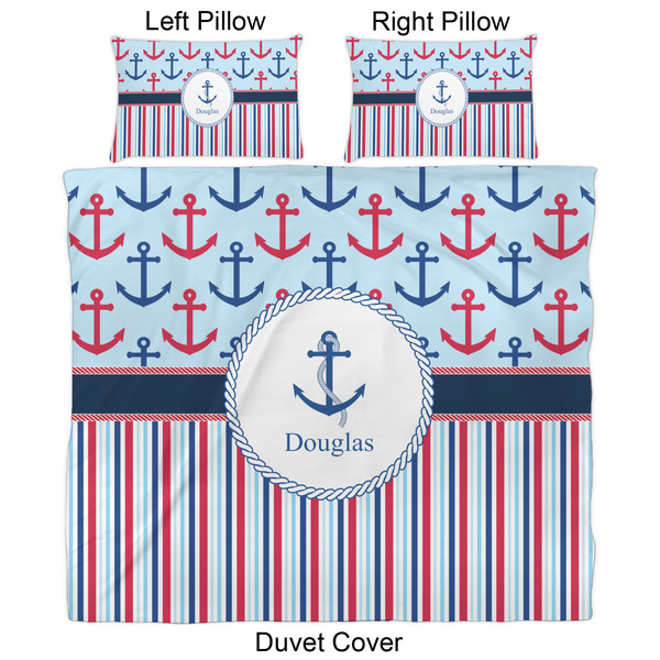 Anchors & Stripes Duvet Cover Set - King - Approval
