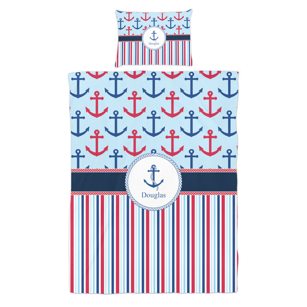 Anchors & Stripes Duvet Cover Set - Twin - Alt Approval