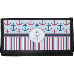 Anchors & Stripes Canvas Checkbook Cover (Personalized)
