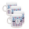 Anchors & Stripes Espresso Cup Group of Four Front