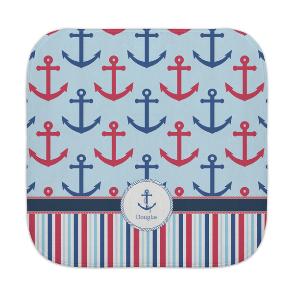 Custom Anchors & Stripes Face Towel (Personalized)