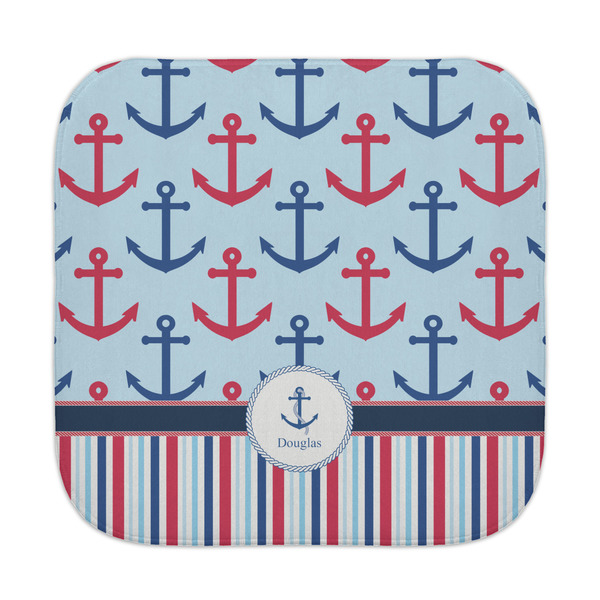 Custom Anchors & Stripes Face Towel (Personalized)